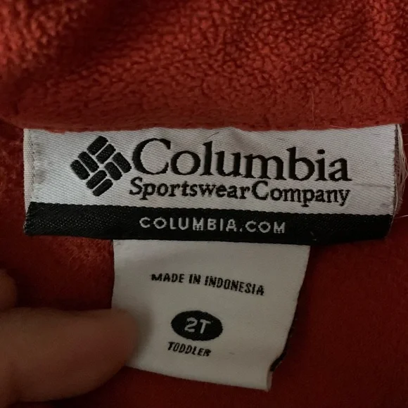 Columbia Sweatshirt Pullover Top Kid Toddler Baby Size 2T - Picture 4 of 9